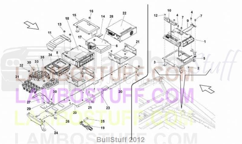 2013 Lamborghini GALLARDO LP 550-2 COUPE AUSTRALIA ELECTRICAL SYSTEM (907.02.00)